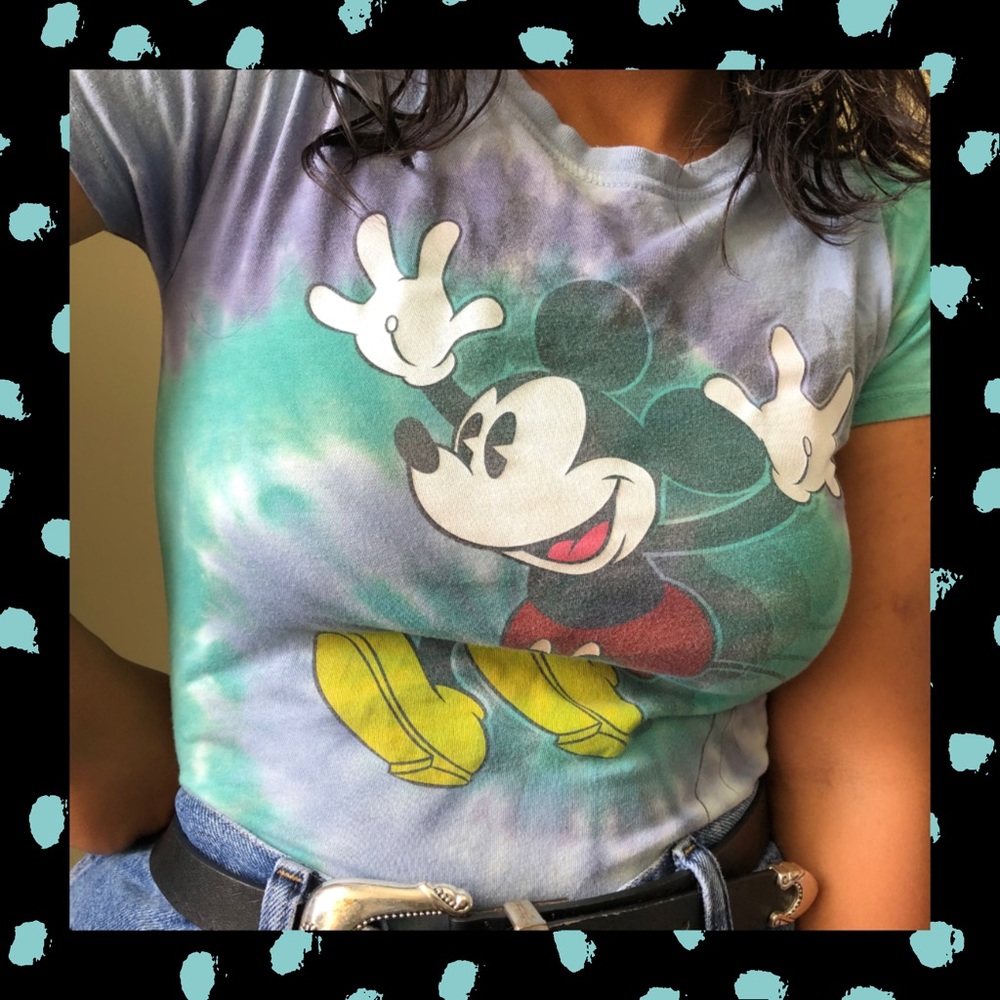 Disney tie dye Mickey Mouse official Disney merch